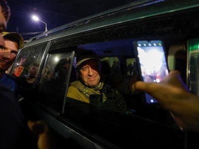 Евгений Пригожин покидает Ростов, 24.06.23. Фото: Reuters