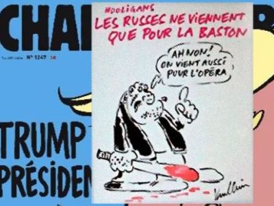 Карикатура в журнале Charlie Hebdo