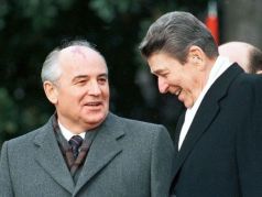 Михаил Горбачев и Рональд Рейган. Фото: www.facebook.com/alexandr.hotz